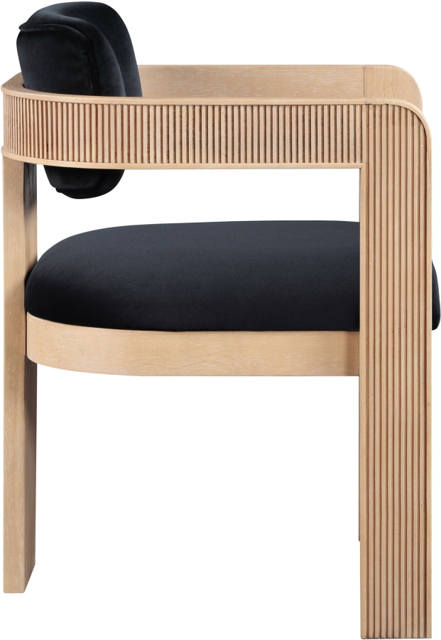 Sacha Velvet Upholstered Dining Chair - Black - 11094-C-BLACK_5