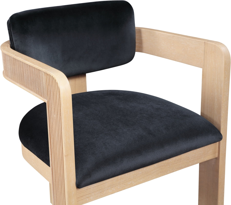 Sacha Velvet Upholstered Dining Chair - Black - 11094-C-BLACK_7