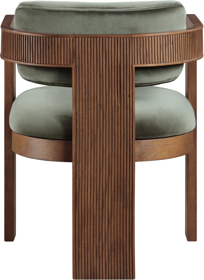 Sacha Velvet Upholstered Dining Chair - Green - 11096-C-GREEN_6