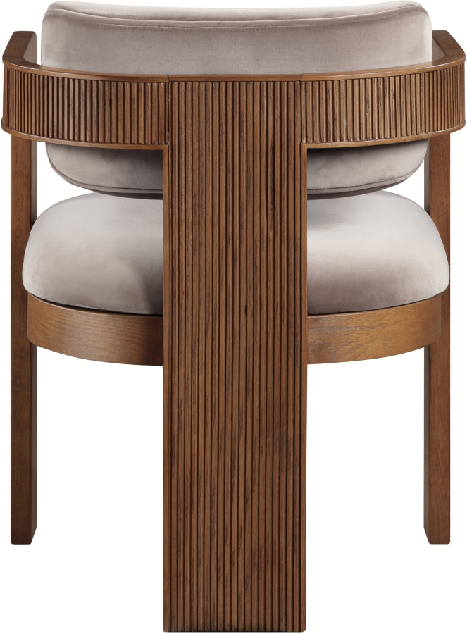 Sacha Velvet Upholstered Dining Chair - Taupe - 11096-C-TAUPE_6