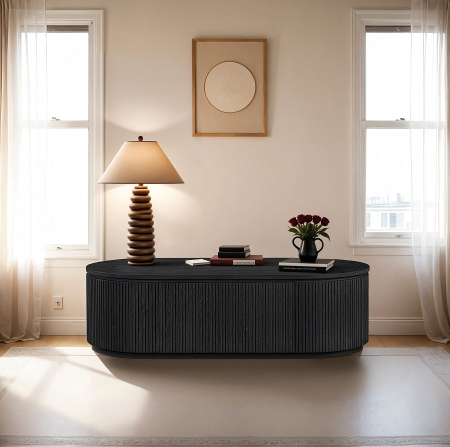 Moana Solid Wood Storage Coffee Table - Black - MERID-99085-CT-BLACK_2