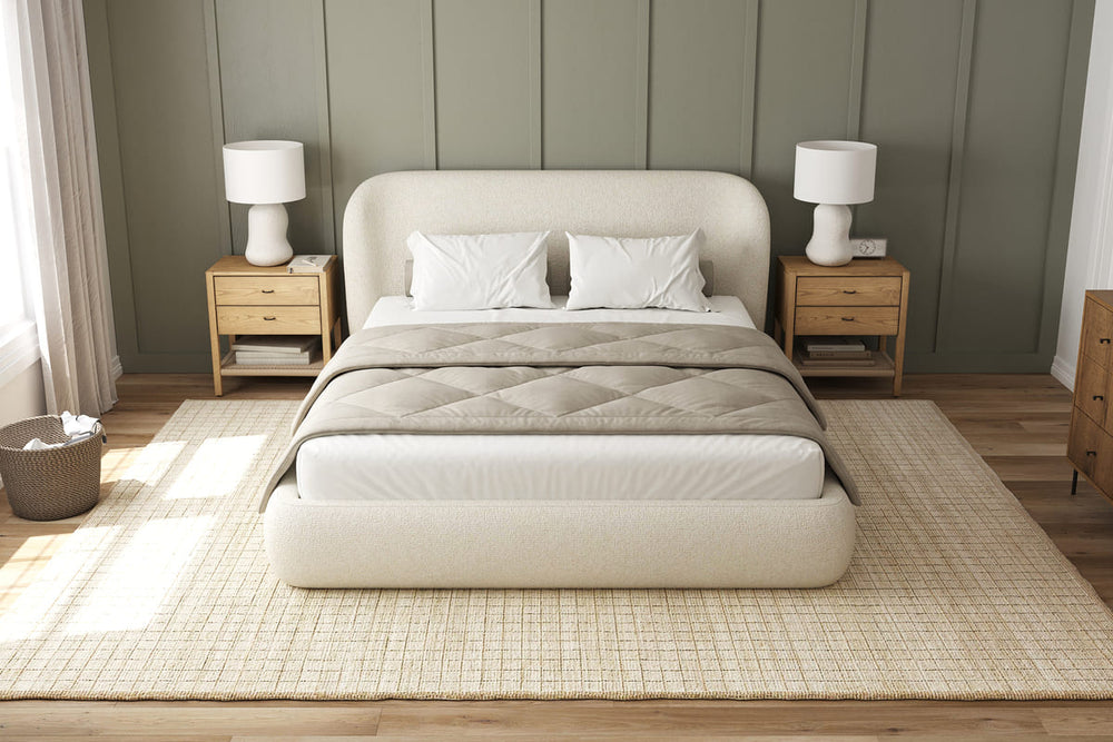 Chelsea Bed - Soft Rounded Upholstered Bed