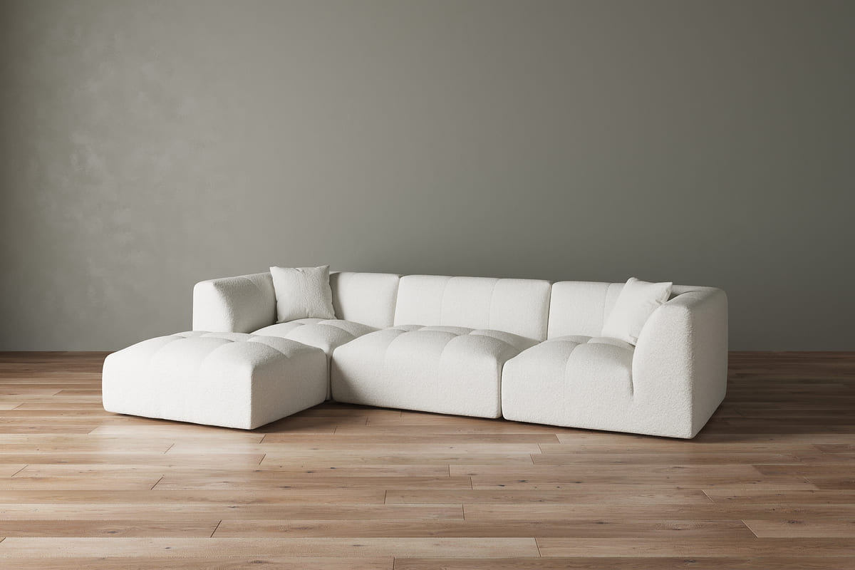 Moda 3-pc Modular Sofa W/Ottoman