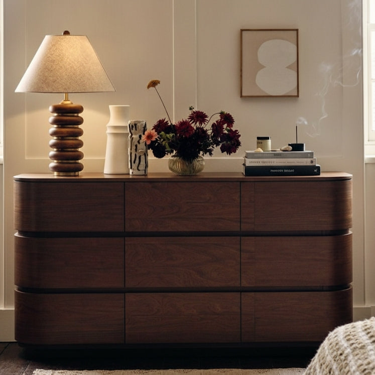 Annalise Solid Wood Dresser - Brown - MERID-859-D-BROWN_2