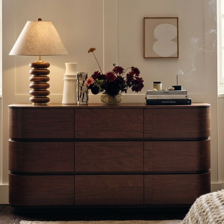 Annalise Solid Wood Dresser - Brown - MERID-859-D-BROWN_2