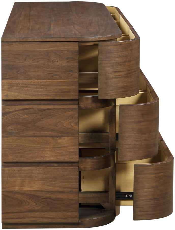Annalise Solid Wood Dresser - Brown - MERID-859-D-BROWN_7