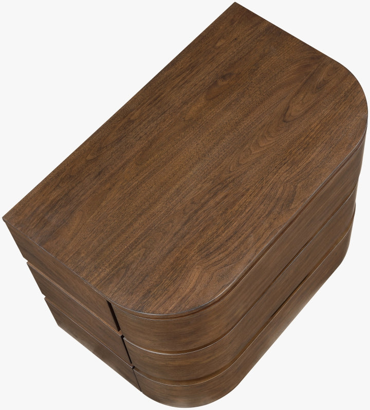 Annalise Solid Wood Nightstand - Brown - MERID-859-NS-BROWN_5