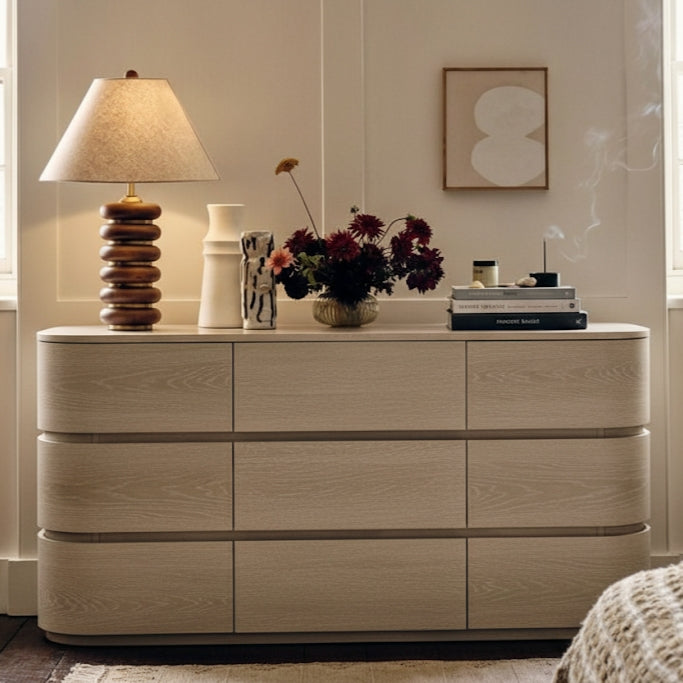 Annalise Solid Wood Dresser - Natural - MERID-859-D-NATURAL_2