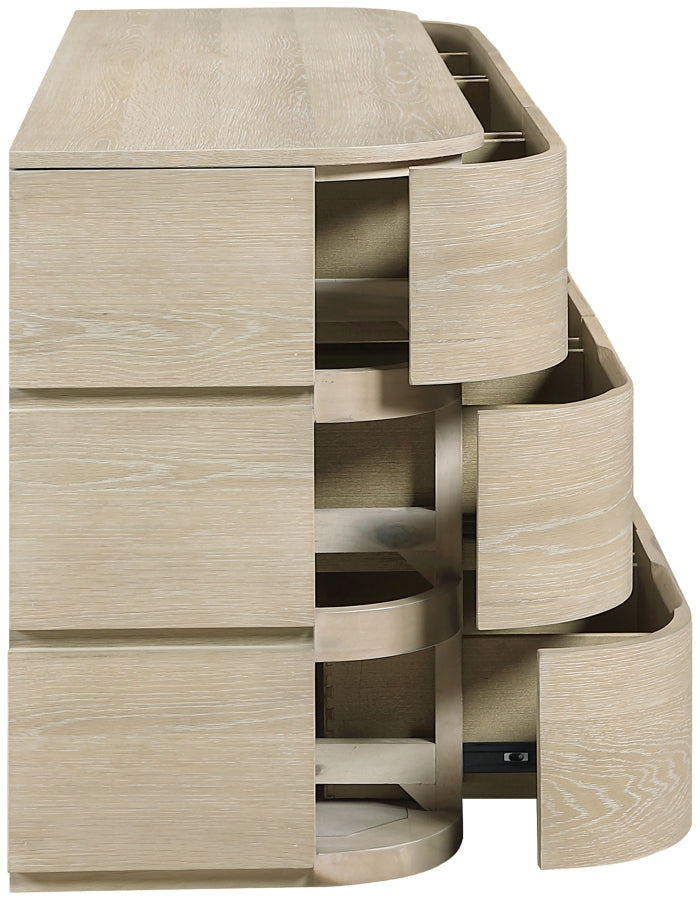 Annalise Solid Wood Dresser - Natural - MERID-859-D-NATURAL_7