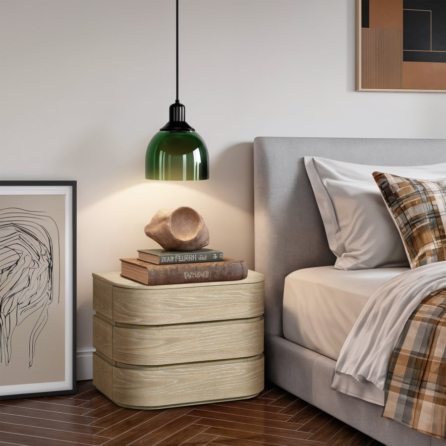 Annalise Solid Wood Nightstand - Natural - MERID-859-NS-NATURAL_2