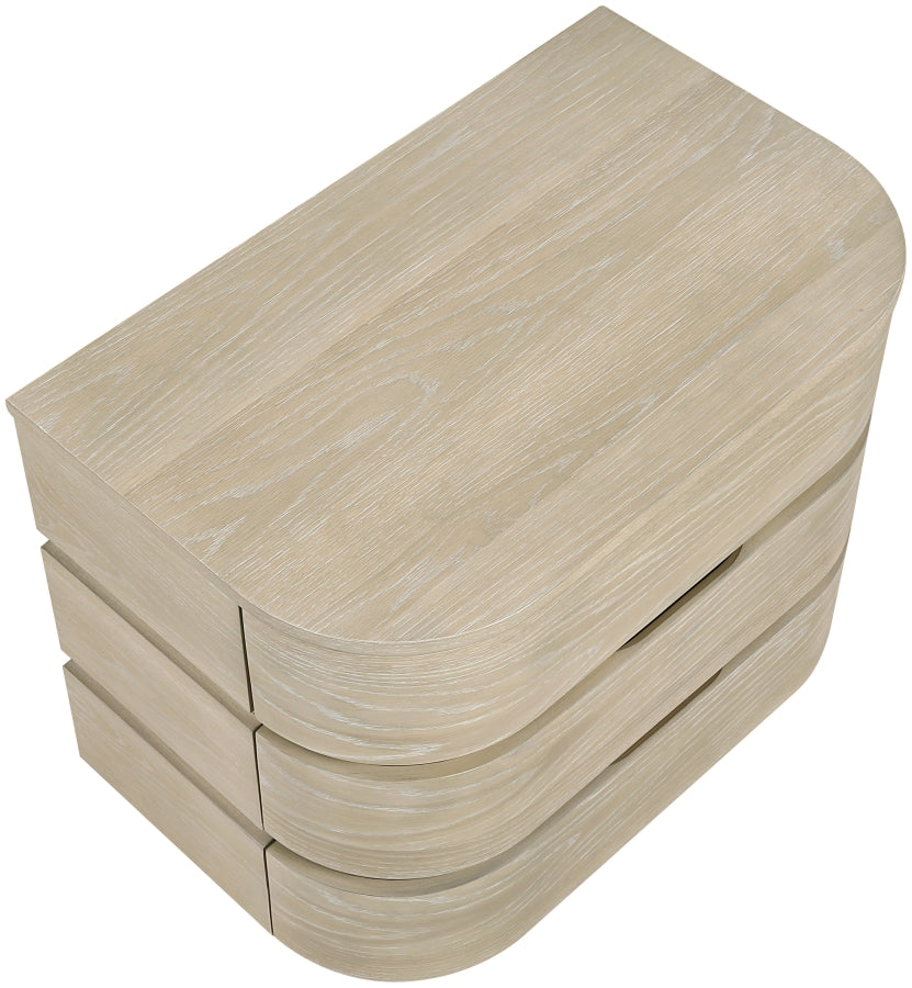Annalise Solid Wood Nightstand - Natural - MERID-859-NS-NATURAL_5