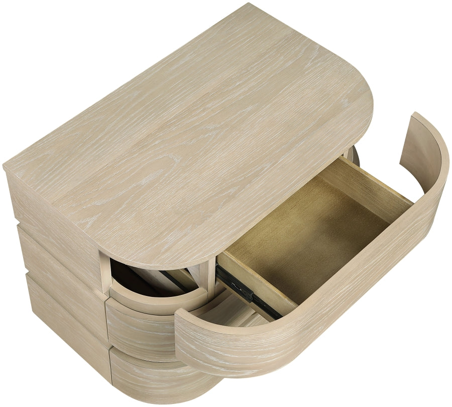 Annalise Solid Wood Nightstand - Natural - MERID-859-NS-NATURAL_6