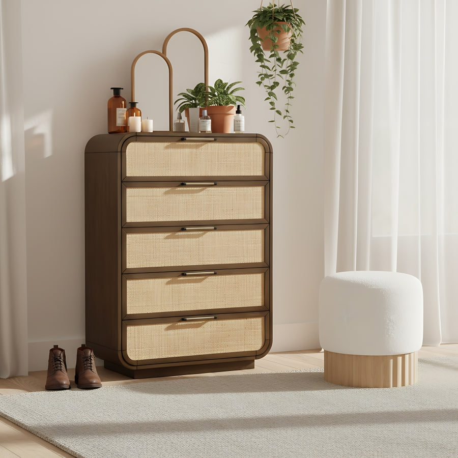 Windsor Natural Cane And Solid Wood Chest - Brown - M66072-CH-BROWN_2
