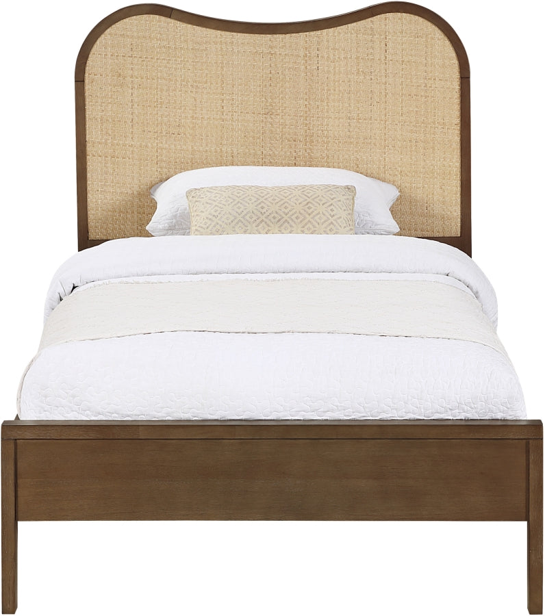 Windsor Natural Cane And Solid Wood Twin Bed - Brown - M66072-T-BROWN_3