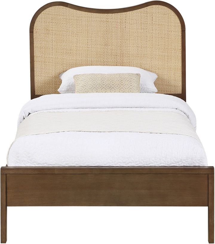 Windsor Natural Cane And Solid Wood Twin Bed - Brown - M66072-T-BROWN_3