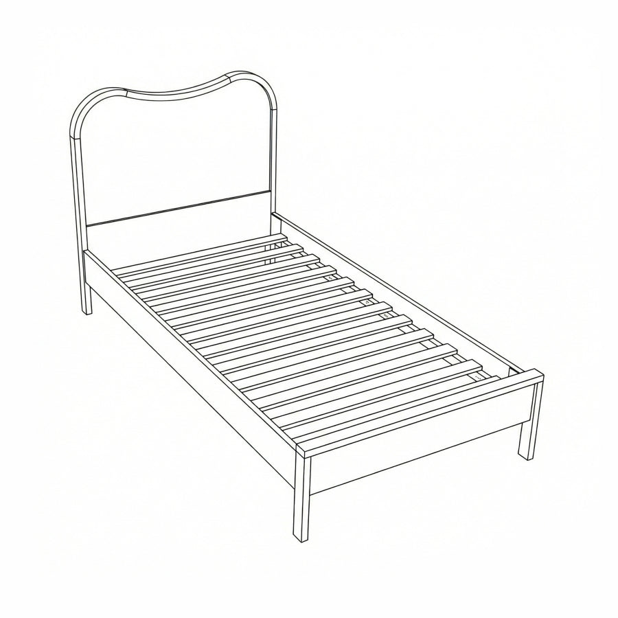 Windsor Natural Cane And Solid Wood Twin Bed - Brown - M66072-T-BROWN_6