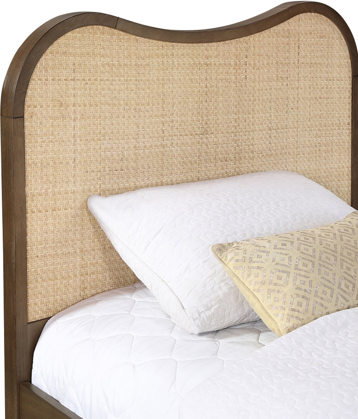 Windsor Natural Cane And Solid Wood Twin Bed - Brown - M66072-T-BROWN_7