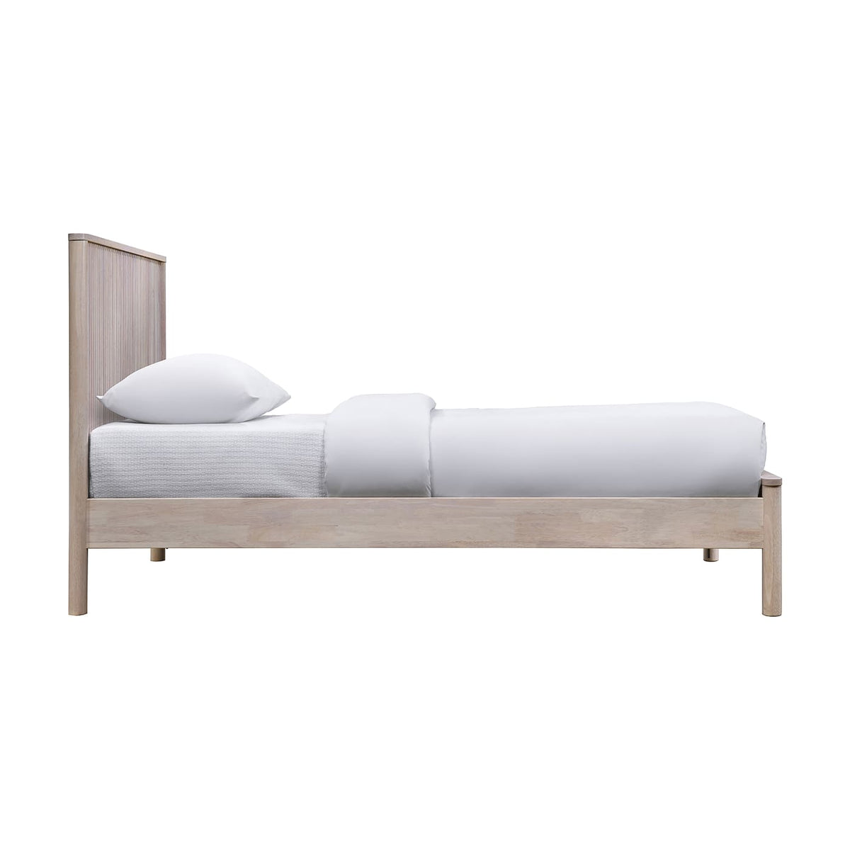Kivo Solid Wood Twin Bed