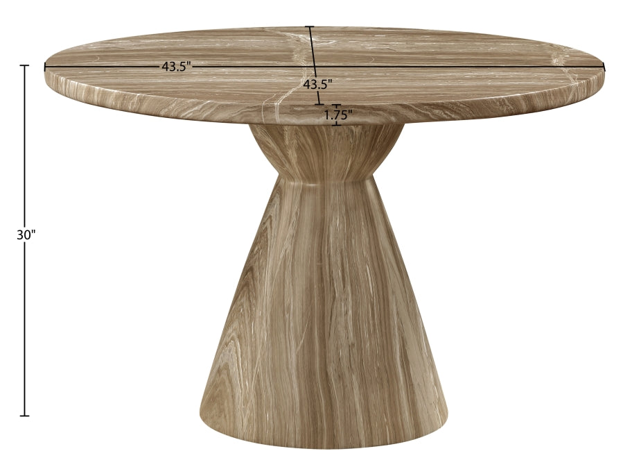 Aquino 43.5" Concrete Indoor/Outdoor Dining Table - Beige - 811-T-BEIGE_6