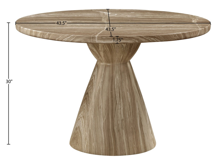 Aquino 43.5" Concrete Indoor/Outdoor Dining Table - Beige - 811-T-BEIGE_6