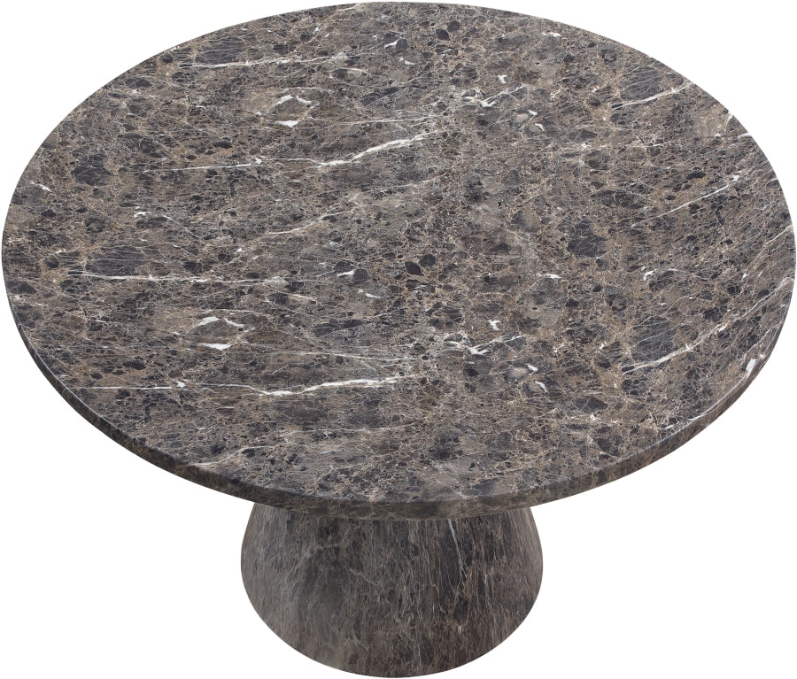 Aquino 43.5" Concrete Indoor/Outdoor Dining Table - Brown - 811-T-BROWN_4
