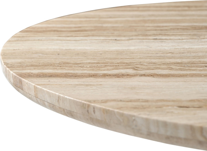 Fontelina 30" Genuine Marble Bistro Dining Table - Beige - 919-DT30-BEIGE_6