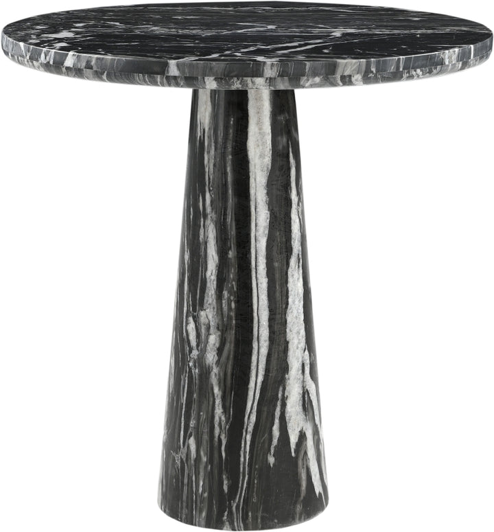 Fontelina 30" Genuine Marble Bistro Dining Table - Black - 919-DT30-BLACK_3