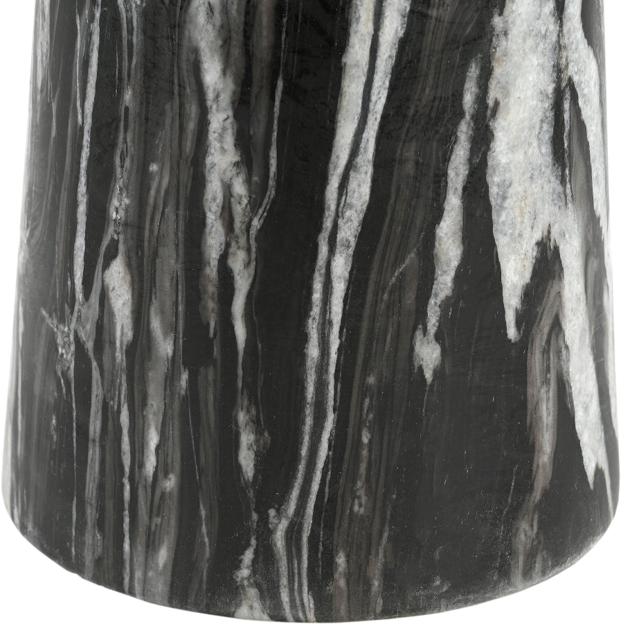 Fontelina 30" Genuine Marble Bistro Dining Table - Black - 919-DT30-BLACK_5