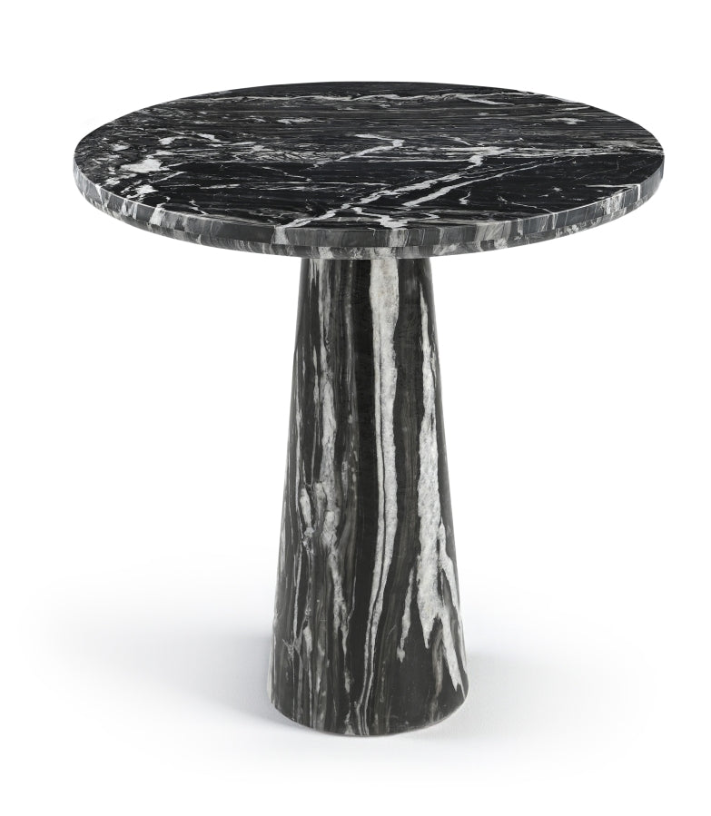 Fontelina 30" Genuine Marble Bistro Dining Table - Black - 919-DT30-BLACK_1