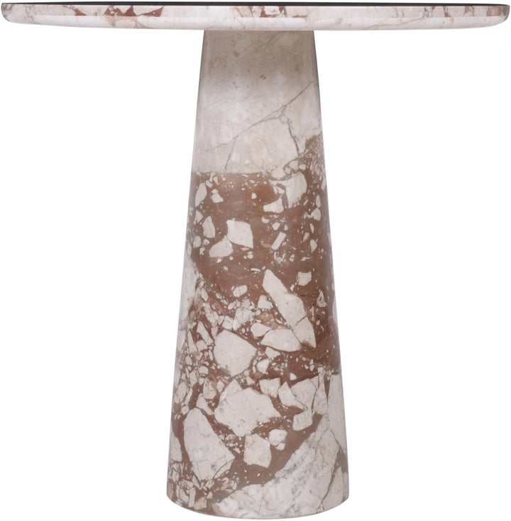Fontelina 30" Genuine Marble Bistro Dining Table - Breccia - 919-DT30-BRECCIA_3