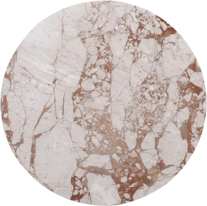 Fontelina 30" Genuine Marble Bistro Dining Table - Breccia - 919-DT30-BRECCIA_4