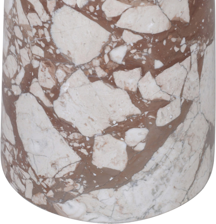 Fontelina 30" Genuine Marble Bistro Dining Table - Breccia - 919-DT30-BRECCIA_5