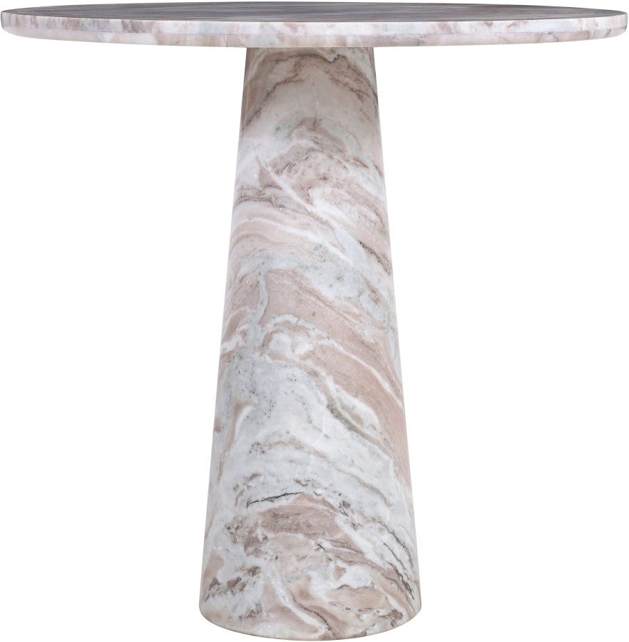Fontelina 30" Genuine Marble Bistro Dining Table - Brown - 919-DT30-BROWN_3