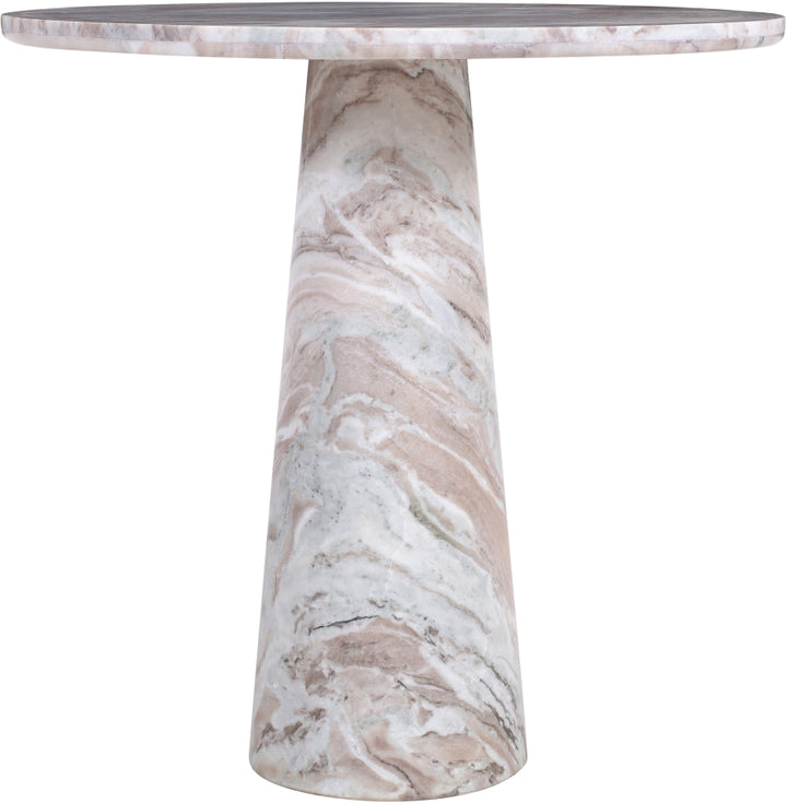 Fontelina 30" Genuine Marble Bistro Dining Table - Brown - 919-DT30-BROWN_3
