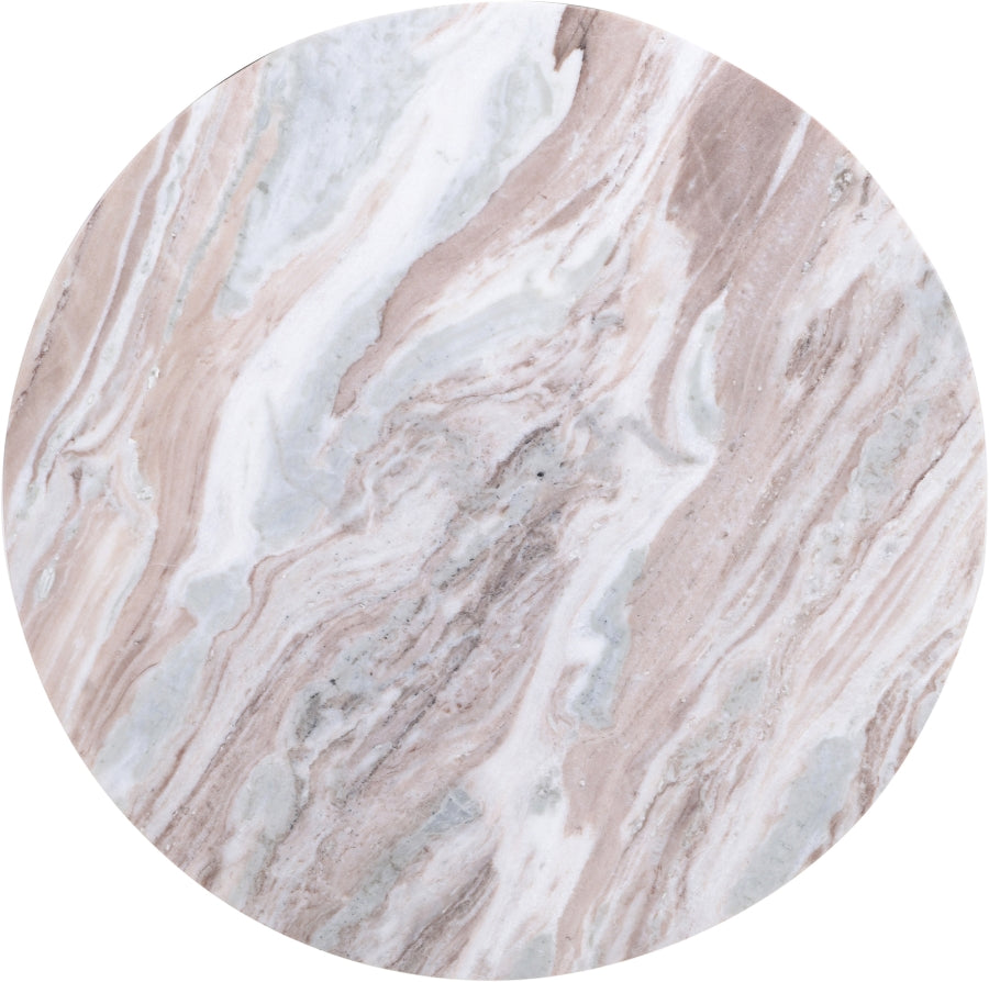 Fontelina 30" Genuine Marble Bistro Dining Table - Brown - 919-DT30-BROWN_4