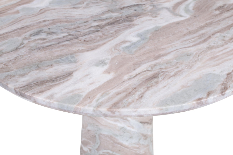 Fontelina 30" Genuine Marble Bistro Dining Table - Brown - 919-DT30-BROWN_6