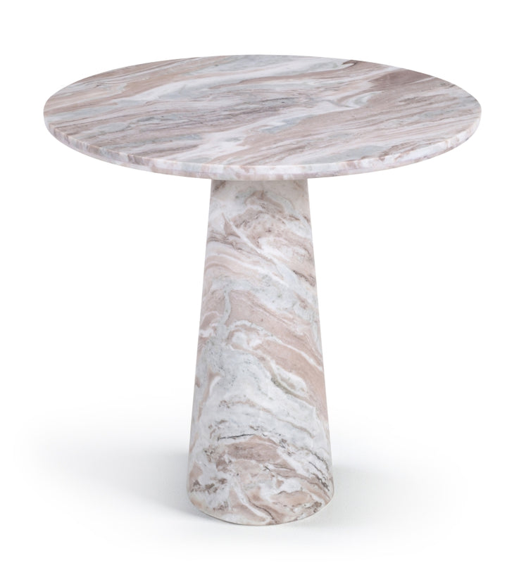 Fontelina 30" Genuine Marble Bistro Dining Table - Brown - 919-DT30-BROWN_1