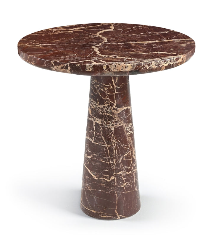 Fontelina 30" Genuine Marble Bistro Dining Table - Red - 919-DT30-RED_1
