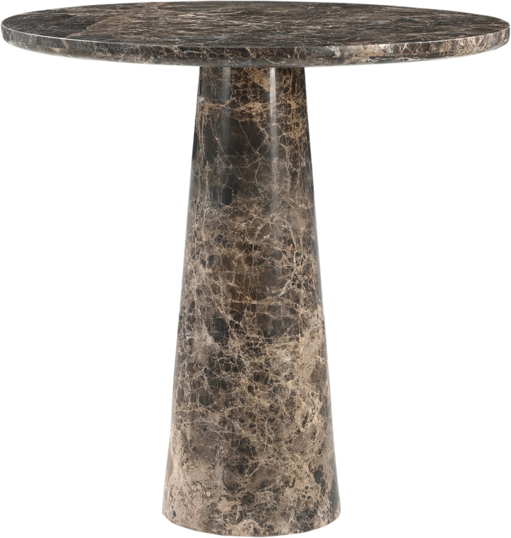 Fontelina 30" Genuine Marble Bistro Dining Table - Emperador - 919-DT30-EMPERADOR_3