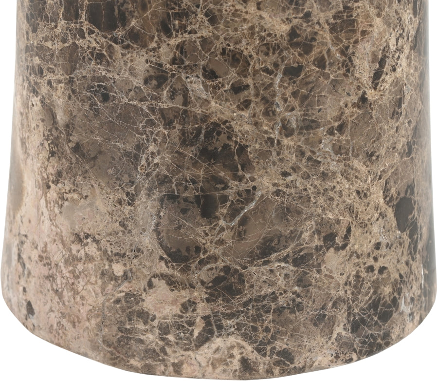 Fontelina 30" Genuine Marble Bistro Dining Table - Emperador - 919-DT30-EMPERADOR_5