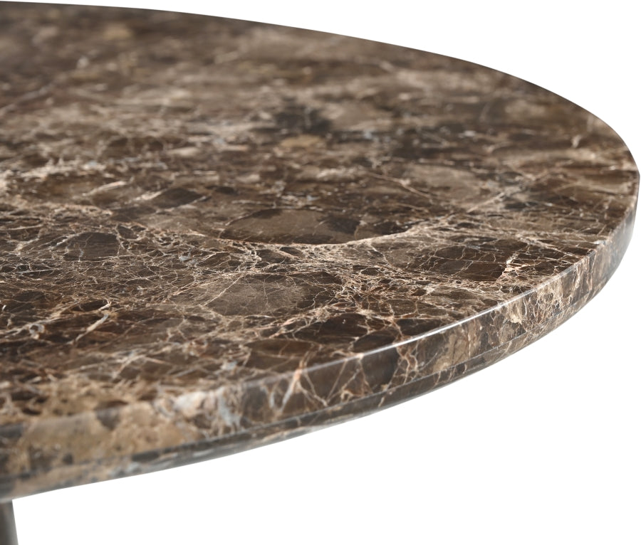 Fontelina 30" Genuine Marble Bistro Dining Table - Emperador - 919-DT30-EMPERADOR_6