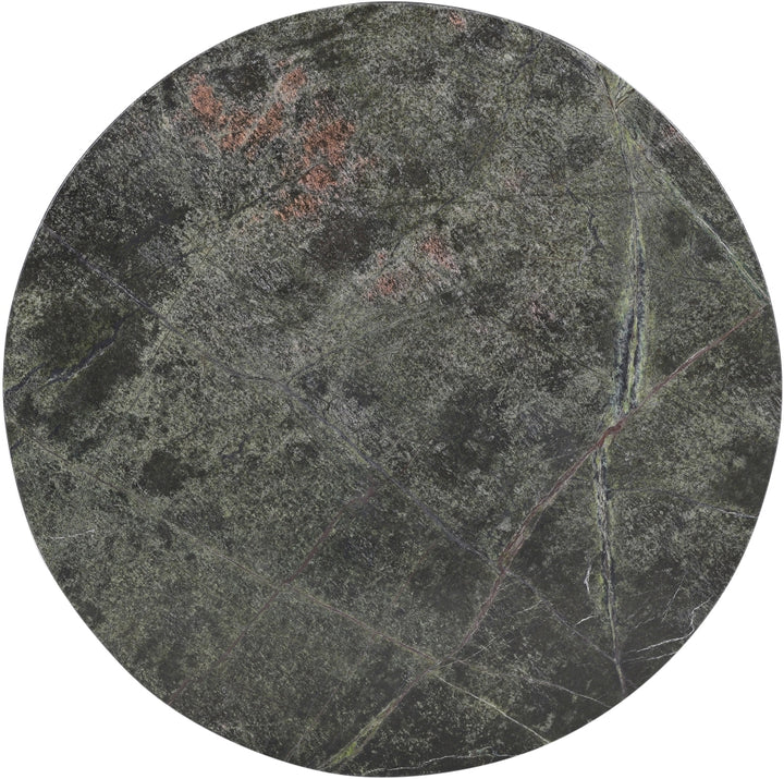Fontelina 30" Genuine Marble Bistro Dining Table - Green - 919-DT30-GREEN_4