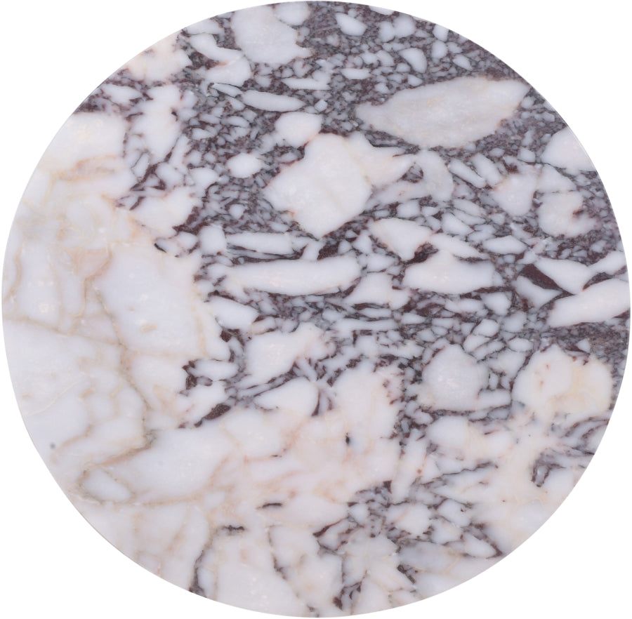 Fontelina 30" Genuine Marble Bistro Dining Table - Viola - 919-DT30-VIOLA_4