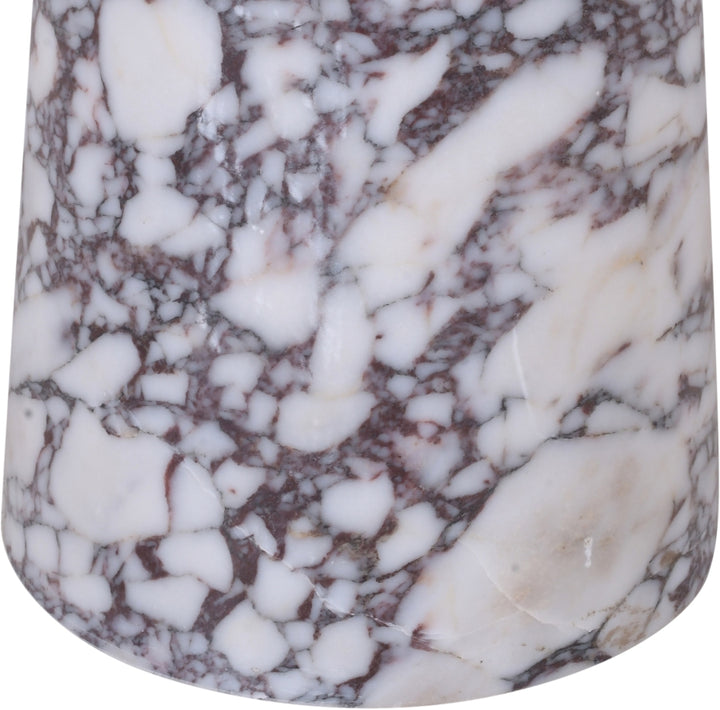 Fontelina 30" Genuine Marble Bistro Dining Table - Viola - 919-DT30-VIOLA_5