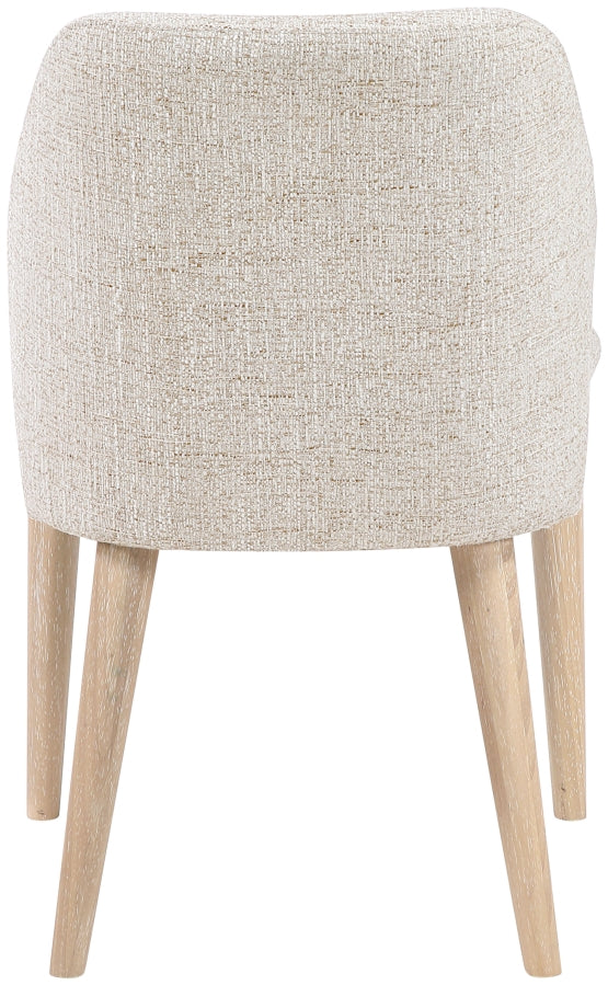 Valeo Linen Textured Fabric Upholstered Dining Chair - Beige - 88083-C-BEIGE_6