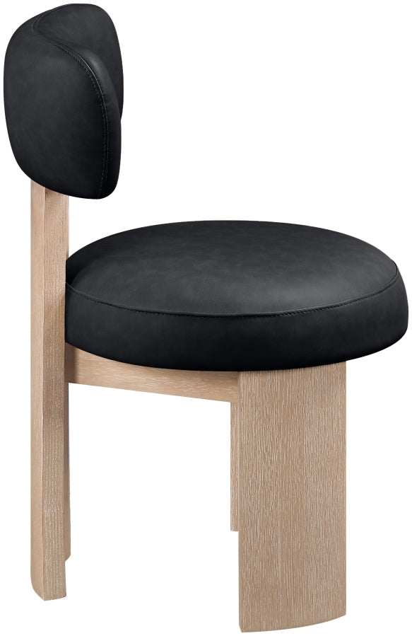 Atelier Vegan Leather Upholstered Dining Chair - Black - 88086-C-BLACK_5