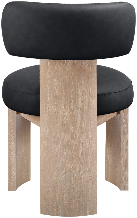 Atelier Vegan Leather Upholstered Dining Chair - Black - 88086-C-BLACK_6