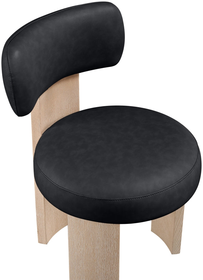 Atelier Vegan Leather Upholstered Dining Chair - Black - 88086-C-BLACK_7