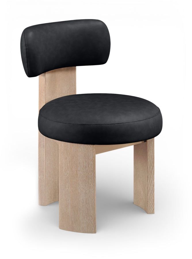 Atelier Vegan Leather Upholstered Dining Chair - Black - 88086-C-BLACK_2
