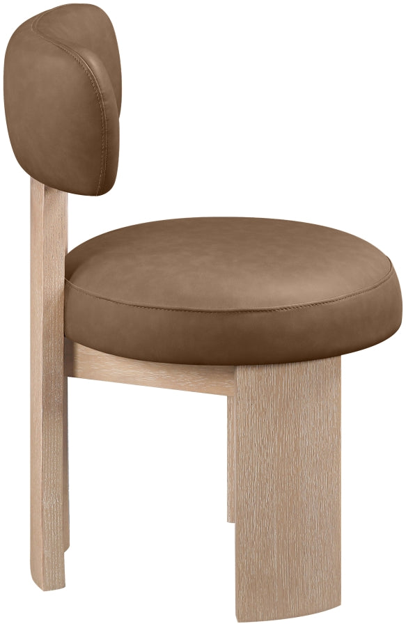 Atelier Vegan Leather Upholstered Dining Chair - Brown - 88086-C-BROWN_5